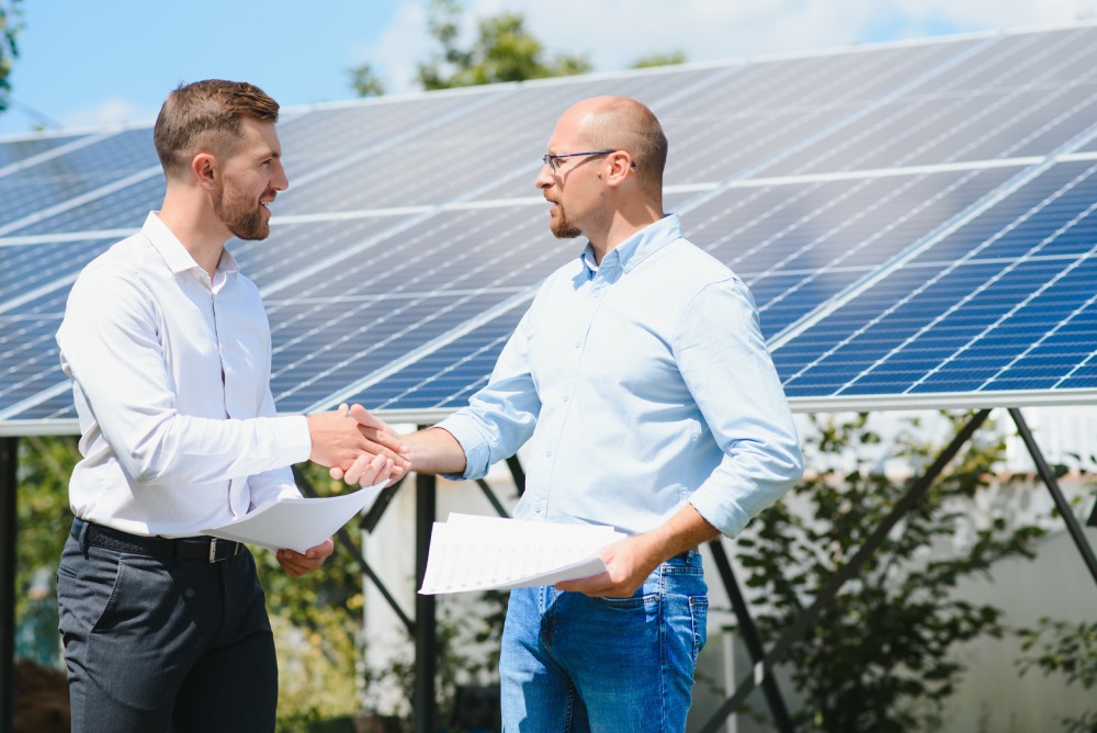HOA Solar Panel Disputes in Nevada Homeowner discussing HOA solar panel approval with an HOA attorney in Nevada and California