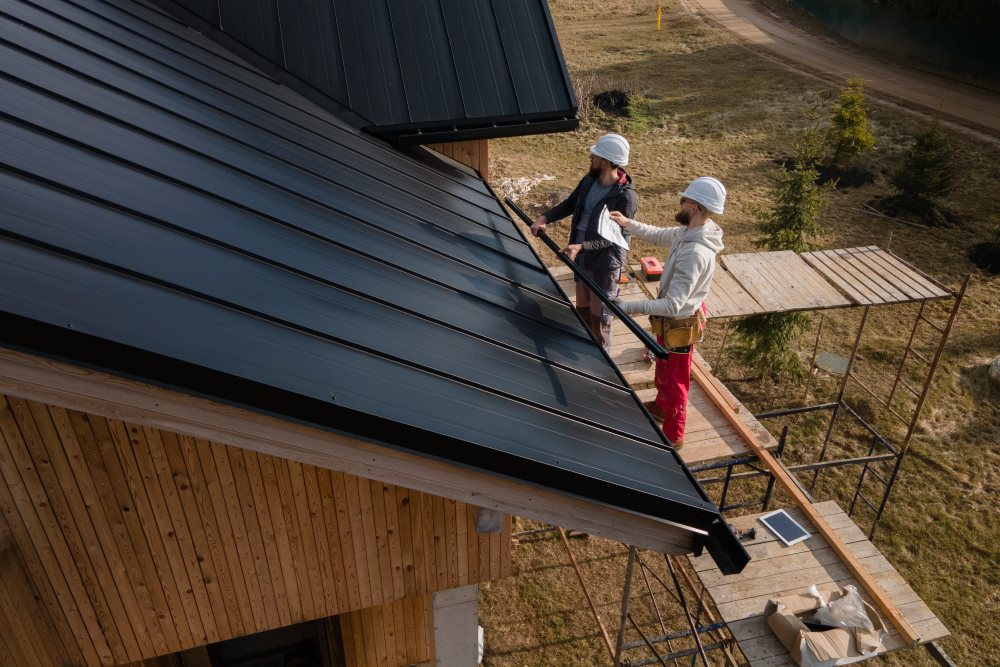 Visual inspection of HOA major components including roofing and utility service lines