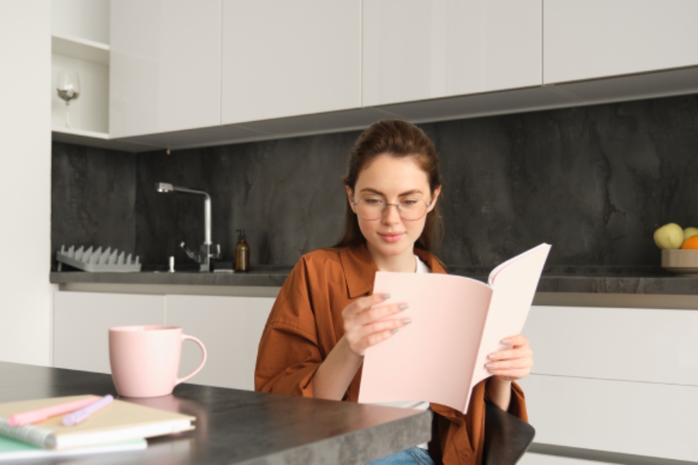 Homeowner reviewing an HOA notice concerning CC&R violations.