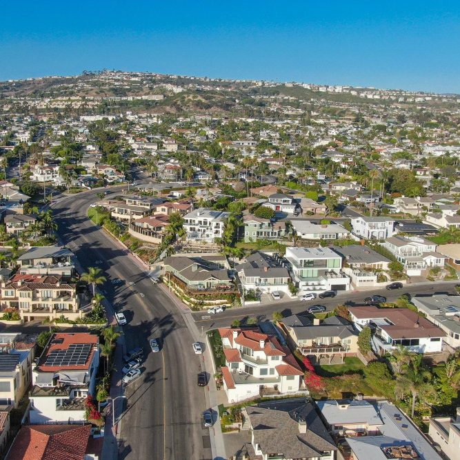 Aerial view of san clemente coastline town in orange county california usa Aerial view of san clemente coastline town in orange county california usa