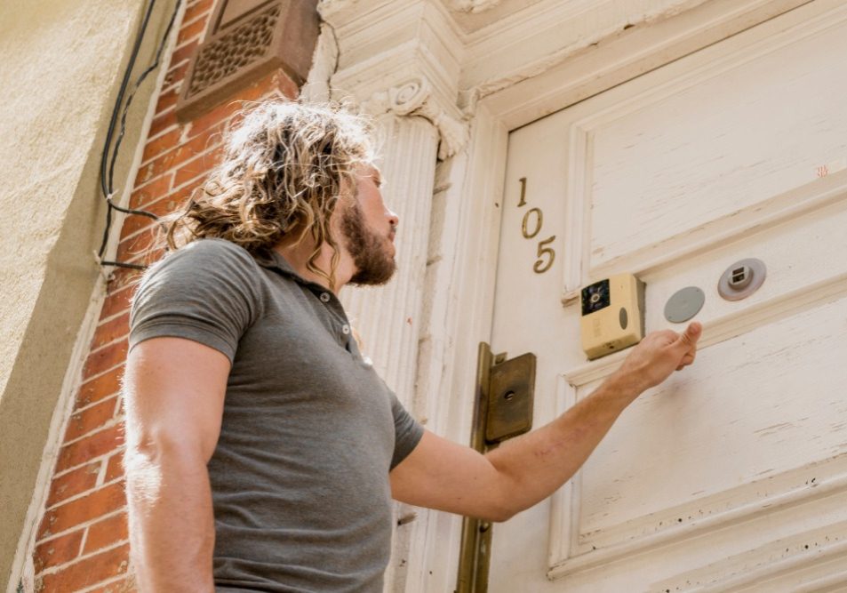 Las Vegas home in an HOA community used as a Nevada HOA short-term rental with a keypad door lock